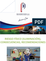 Riesgos Iluminación, Tipos de Iluminacion, Valores Recomendados, Cosecuencias y Recomendaciones...