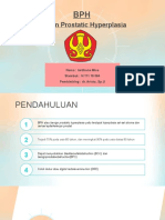 Benign Prostatic Hyperplasia: Nama: Imtihana Mise Stambuk: N 111 18 084 Pembimbing: Dr. Aristo, Sp.U