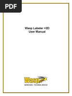 Wasp Labeler User Manual