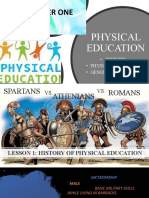 History and Objectives of Physical Education