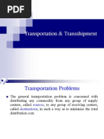 Transportation & Transhipment