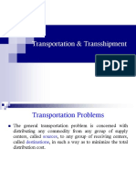 Transportation & Transhipment