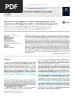 Preschool and Kindergarten Teachers' Beliefs About Early Schoolcompetencies: Misalignment Matters For Kindergarten Adjustment