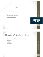 How To Write Algorithms