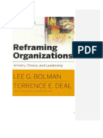 LEE BOLMAN - Organizational Reframing