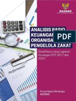 Analisis Rasio Keuangan Organisasi Pengelola Zakat Indonesia Studi Kasus Laporan Keuangan Tahun 2017 Dan 2018