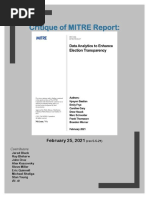 MITRE Election Report Critique