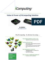 Value & Power of Ncomputing Solution: GJ Murali