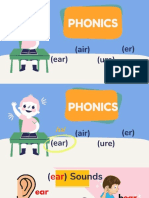 Phonics (ear, air, ure, er)