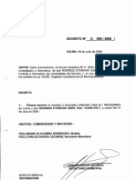 Decreto E-999-2009
