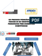 PROCESOS PEDAGÓGICOS PARA DESARROLLAR COMPETENCIAS Ok