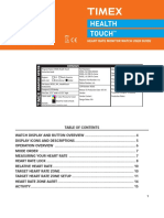 Timex Contact Heart Rate Monitor Manual