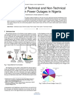 The Effects of Technical and Non Technical Losses On Power Outages in Nigeria