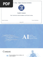 Artificial Intelligence Presentation - RiadSpahiu