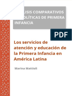 Mattioli, K. Los Servicios de Atención y Educación de La Primera Infancia en América Latina en Análisis Comparativos de Políticas de pr.S1