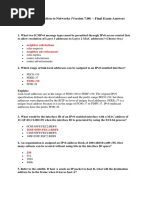 CCNA 1 Exam Final en Anglais