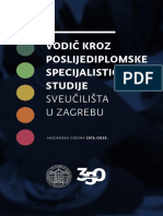 Vodic Kroz Poslijediplomske Specijalisticke Studije SuZ 2019 2020