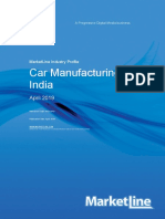 Car Manufacturing in India: April 2019