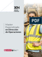 Master en Dirección de Operaciones