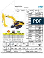 Carta de Lubricacion Triple A - KOMATSU RETROEXCAVADORA PC300