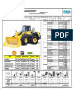 Carta de Lubricacion Triple A - KOMATSU CARGADOR WA380-6