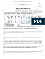 Nformatics For Anagement - 1: Excel Mini-Exam - Duration: 20m