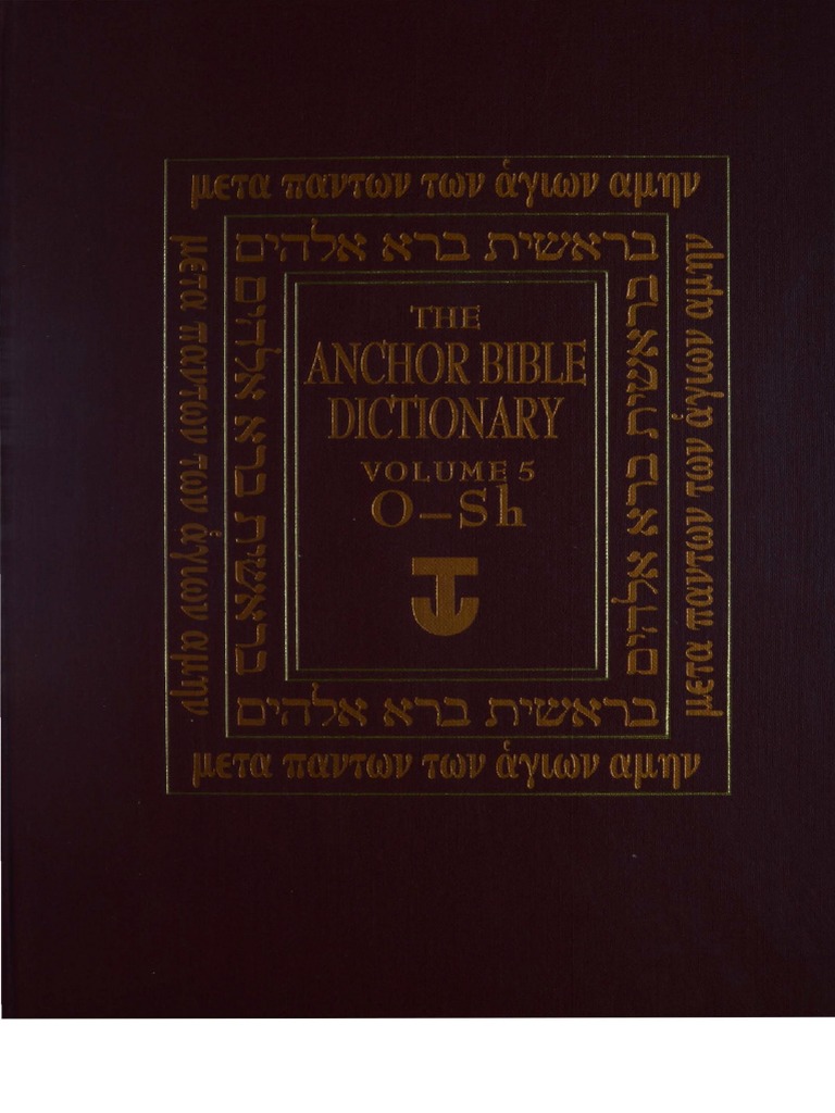 AnchorBibleDictionary Vol 5 1992.rocs, PDF, Bible