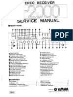 Yamaha R 2000 Service Manual
