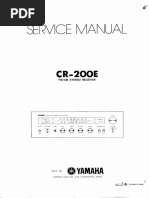 Yamaha Cr200e Receiver Service Manual