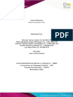 Paso 5 - Evaluación Final - Didáctica ECEDU (1) Trabajo Colaborativo