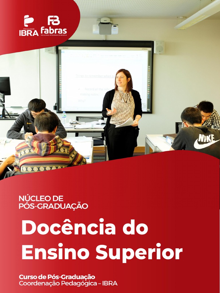 Docência Do Ensino Superior Apostila 1 | PDF | Pedagogia | Ensino Superior