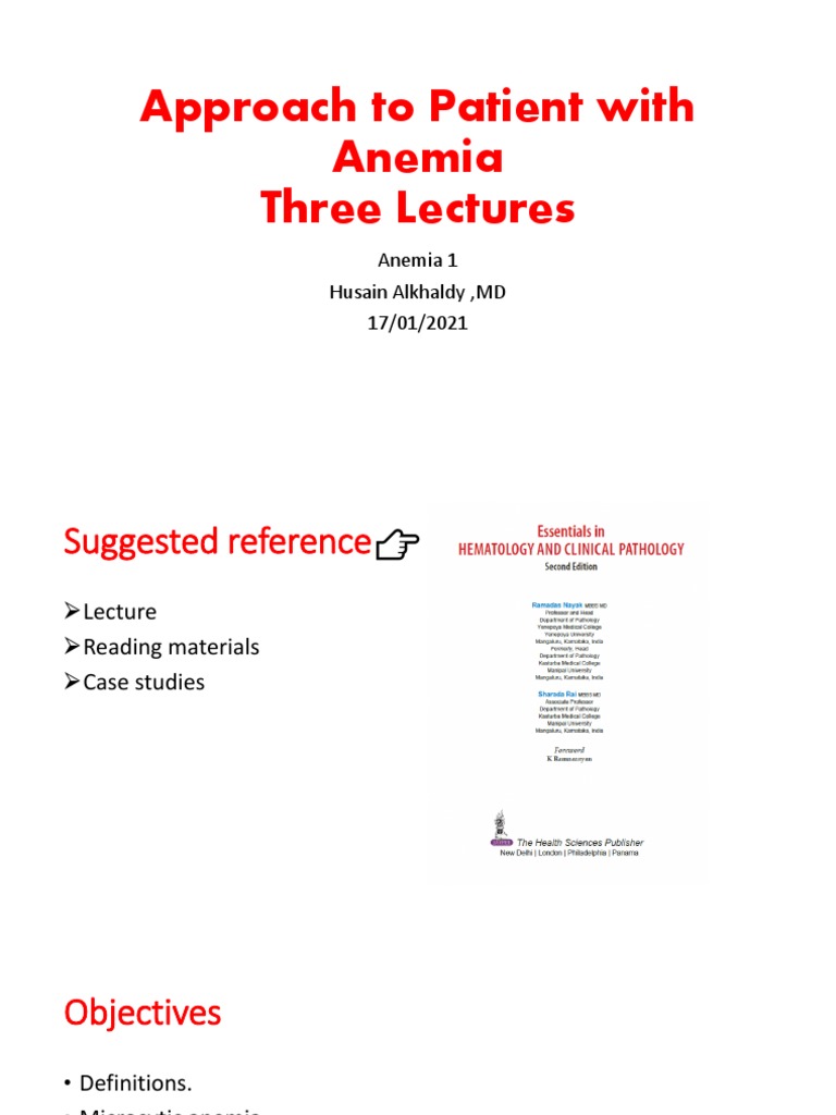 Hematology Anemia Pdf : Management of iron deficiency – CASIA