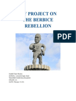 My Project On The Berbice Rebellion