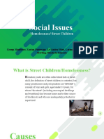 Social Issues: Homelessness/ Street Children