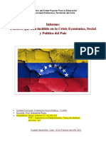 Factores Que Han Incidido en La Crisis Politico-Economica Venezolana