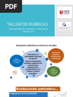 Taller de Rúbricas