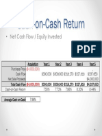 Cash On Cash+Return+ +defined