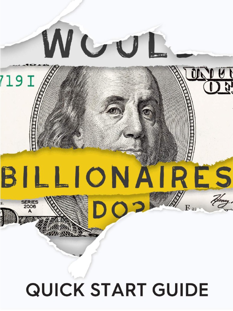 What Would Billionaires Do Quickstart Guide PDF Insurance Life
