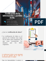 Verificación de La Información y Partida Doble