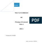 Travaux Dirigés N2 - Principes Economie IPM1 2020-2021 PR EL YOUSFI