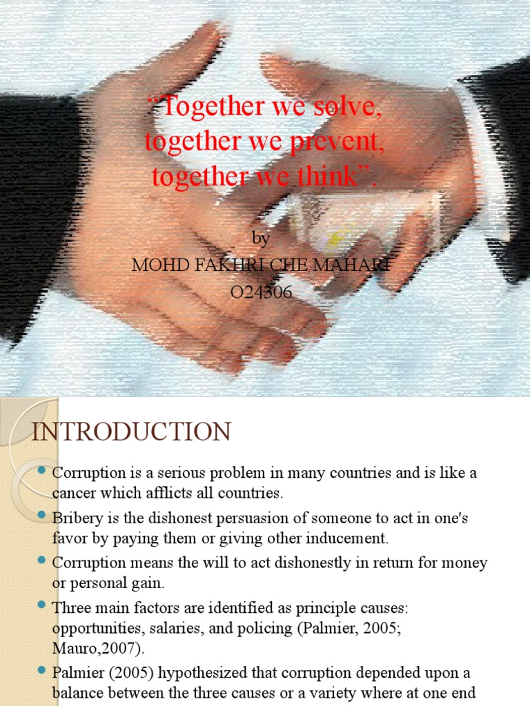 Combating Corruption in Malaysia: A Strategy | PDF | Corruption ...