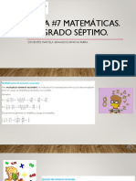 Guía #7 Matemáticas 7°