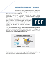 La Mala Nutrición en Los Adolescentes y Personas