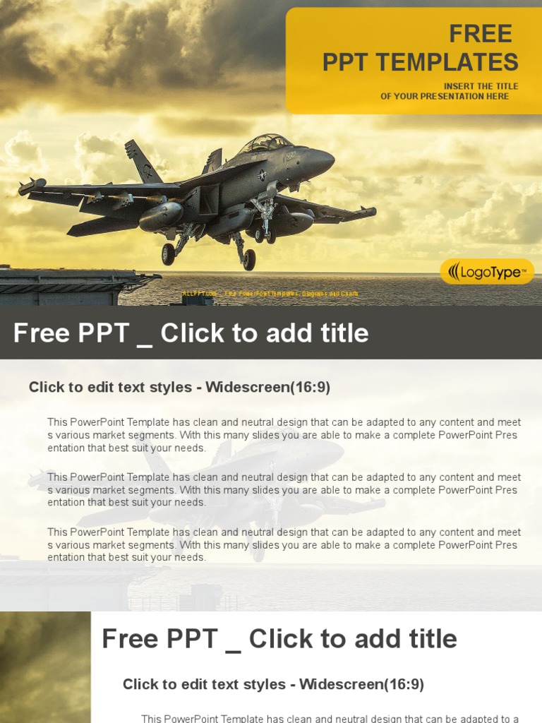 Free PPT Templates: Insert The Title of Your Presentation Here | PDF
