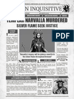 Templar Narvalla Murdered: Sharn Inquisitive