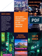 South Korea's Evolving Economy Changes Every Day and Encourages Innovation.