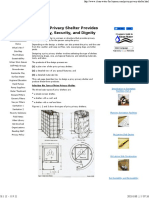 Privy Privacy Shelter Design