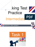 Speaking Tasks I12 - Extra Practice