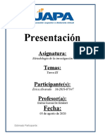 Tarea 3 de Metodologia de La Investigacion 1