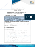 Guía de Actividades y Rúbrica de Evaluación - Unidad 3 - Fase 4 - Contextualización de La Biotecnología Moderna-1-1